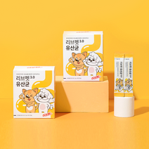 리브펫 유산균 스틱포 강아지 고양이 60g * 1통, 2통