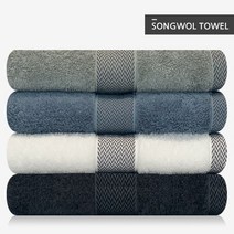 송월타월 사선라인50 미니 바스타올 250g, 올리브, 5개