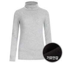 샵앤 마리 여성 국산 기모폴라티 이너티셔츠 목폴라 WB-WSH-1225-그레이