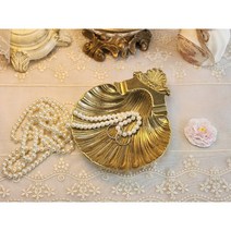 쉐비블랑체 앤틱 조개모양 쉘 악세사리 주얼리 정리 트레이 까페 촬영 소품