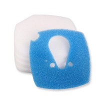 EHEIM PROFESSIONAL 3 2080 2180 및 1200XL 1200XLT 4 X WHITE FINE 1 BLUE COARSE 용 호환 프리 필터 폼 패드 세트