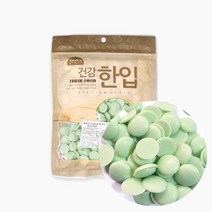 이데아 그린 초콜릿 망고향 코팅 코인 초콜릿 / 발렌타인데이 바크 파베, 1개, 200g