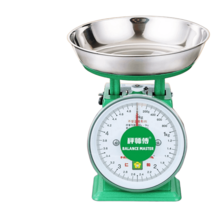 앉은뱅이 저울 음식 접시 요리 시장 아날로그 업소용, 5kg 1개