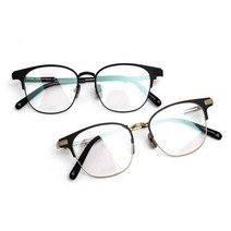 타투 그대로착용 TA2315T 티타늄 2컬러 하금테 블루라이트차단안경 금속테 남녀공용 tattoo+가죽케이스+안경수건