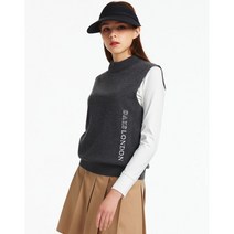 골프 여성 프리미엄 그레이 니트 베스트 DNSW3C605G3