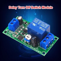 릴레이 트리거 지연 스위치 보드 모듈 DIY 시간 모듈 타이머 12V DC 0-60s 조정 가능