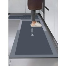 깔끔한 주방 바닥 매트 미끄럼 방지 피로예방 매트, 100cm-160cm, F