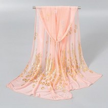 실크 머플러 스카프 쁘띠 여성용 심플한 스타일 도금 공작 깃털 가벼운 편안한 숄 비치 타올 차양