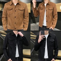 남성 스웨이드 트러커 캐주얼 자켓 블레이져 데일리룩 상의 점퍼 야상