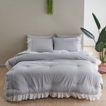 [르헤브] 샤니에르 포플린 60수 차렵이불 베개세트 (Q/퀸)