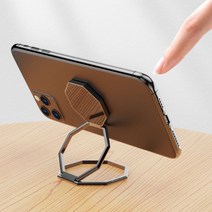 스마트링 팔각 핸드폰링 휴대폰 거치대 메탈 그립 핑거링 자석 스마트폰 2023년 트랜드 인기쟁이, 선택1_실버