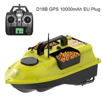 rc잠수함 미끼 무선 원격 제어 낚시 피더 어군 탐지기 장치 스피드 전문 피쉬, d18b gps 10000mah 유럽 연합, d18b gps 10000mah 유럽 연합