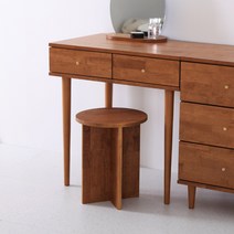 DIY 브릭 C형 원목 원형 스툴