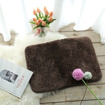 욕실발매트 주방 화장실 고급형 뽀송뽀송 논슬립 빨아쓰는 건조빠른, 브라운