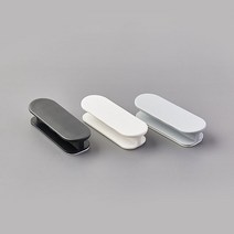 붙이는 롱 접착식 손잡이 2개 1세트 3color (화이트 그레이 블랙)