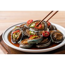 강호식탁 간장 전복장 완도산 생전복 찐전복 고급반찬 1kg / 500g