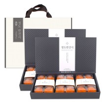 2세트구성 청도 반건시 곶감 명절 선물세트 (선물포장), 총2박스, 03_1+1청도반건시(특70호)18입