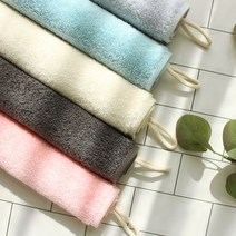 아트박스/어메니티타올 40수 코마사 무형광 주방타올 고리수건 70g 5장 세트, 피치핑크 5장
