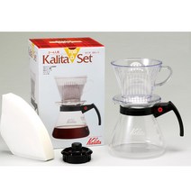 칼리타 드립 세트 102D 2~4인용 YT_H18_001, 혼합색상, 1세트