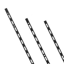 [문고리닷컴] 찬넬 기둥A 블랙무광 120cm