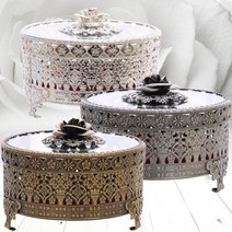 로즈 다용도 수납함, 장미보석함 (신주)