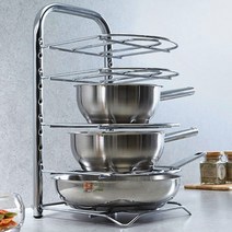 스토피아 민트 후라이팬정리대 스텐레스 후라이팬거치대, 후라이팬정리대(5단)