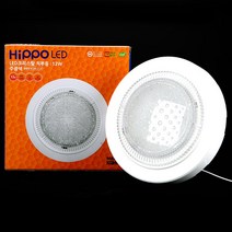 히포 LED 원형직부등 10W, 주광색(하얀빛)
