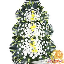 [cityflower] 근조3단화환(7호)/전국3시간배송꽃배달/장례식장화환, 1개