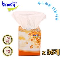 브론디 태평제지 각티슈 2겹, 100매, 36개