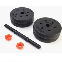 국산PVC바벨세트(11kg), 블랙, 2.5kg*4개,아령봉1개