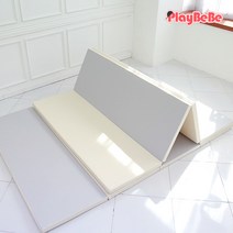 플레이베베 레체 와이드 4단 2장 폴더매트, 레체그레이