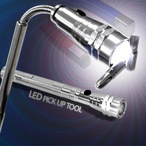 LED픽업툴 픽업툴 LED후레쉬 자석봉 자석막대, 픽업툴