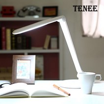 TENEE 집중력 높이는 LED 탁상형/집게형 스탠드, TI-1300 화이트