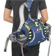 모두모아 배낭형 힙색 레저용 라이딩배낭 등산소형배낭, 블랙