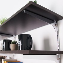 위드금창 25피치 찬넬목재날개 찬넬받침대, 크롬/15cm(우)