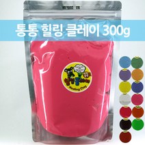 초이문구 통통 힐링 클레이 300g, 검정