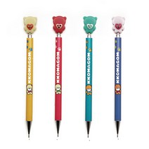 기타 바보사랑[프롬]프롬 귀여운 꼬마곰 샤프 0.5mm, 1, 청록