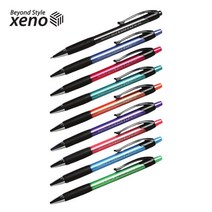 제노 ZERO-G 볼펜 0.5mm 12개(1타)/9색 저점도 볼펜, 1, 7_분홍(1타 12개입)