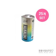 ALKALINE 도그트라 교체건전지 4lr44 x25개, 단품, 단품