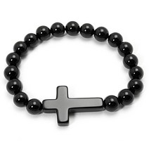 메이드맨 오닉스 십자가 원석팔찌2 MMB_106 팔찌