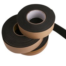 태영테크 EVA 흑 단면 스폰지 테이프 폭25mm, 두께 1mm x 길이 7.5M