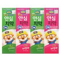 뽀로로 안심 치약 혼합세트 B, B세트, 4개, 80g