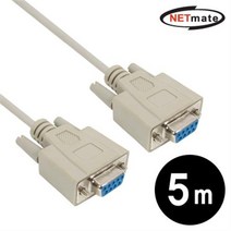 NETmate 9핀 NULL MODEM 케이블 5m (NMC-SFF50)