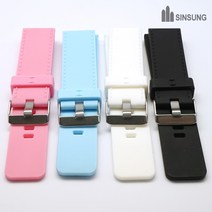 스테인레스버클 우레탄시계줄 시계핀2개포함 22mm