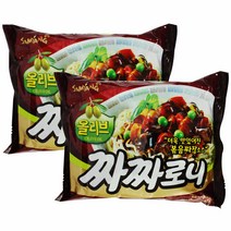 삼양 올리브 짜짜로니, 140g, 2개입