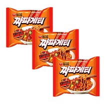 농심 사천 짜파게티 봉지, 137g, 3개