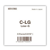 워스 우쿨렐레스트링 C-LG 낱선, 1개