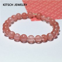 키치쥬얼리 스트로베리퀄츠 원석팔찌