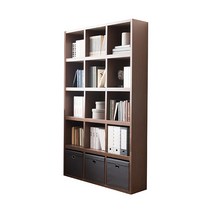 리바트 뉴프렌즈 5단 1200 책장 (월넛 월넛콤비), 월넛