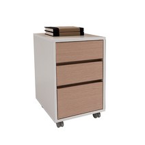 리바트 뉴프렌즈 3단 이동서랍박스 (화이트콤비 화이트), 화이트